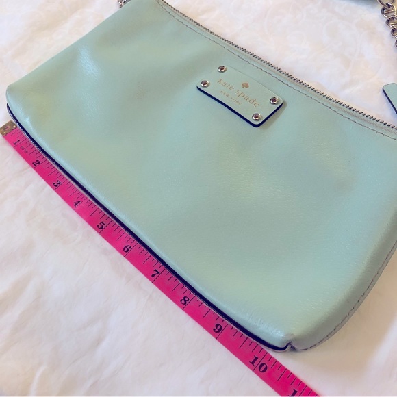 KATE SPADE Robins Egg Blue Leather Shoulder Bag - Picture 11 of 13